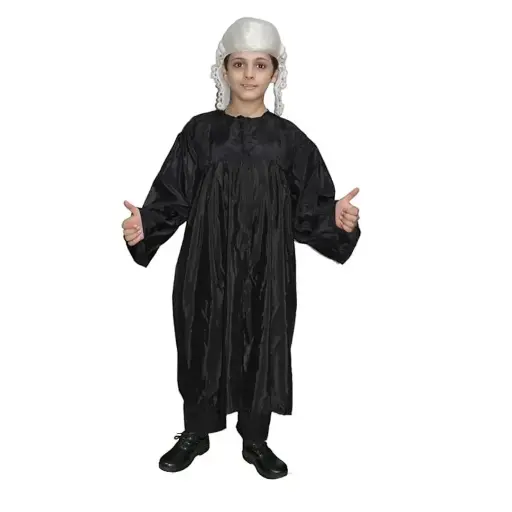Black Judge Costume Rental – Authentic Courtroom Robe