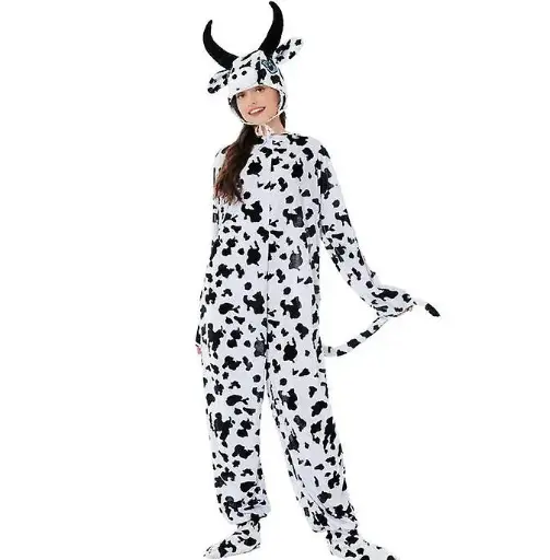 Cow Costume Rental for Kids & Adults – Spotted Plush Fun