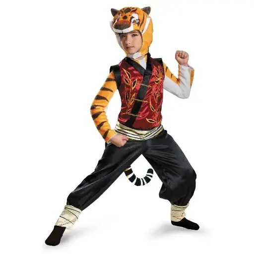 Kung Fu Panda Tigress Costume – Fierce Martial Arts Heroine Fancy Dress