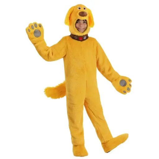 Multi-Color Dog Costume for Rental– Playful Faux-Fur Jumpsuit