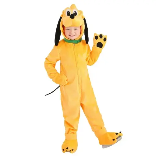 Pluto Dog Costume – Classic Disney Character Fancy Dress for Kids & Adults