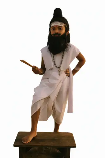 Thiruvalluvar Costume Rental – Traditional Tamil Attire for Fancy Dress