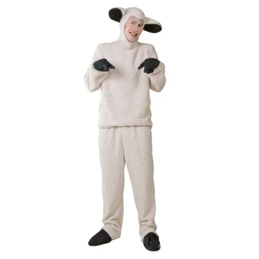 Lamb Costume Rental for Kids & adult– Soft & Fluffy Farm Dress-Up