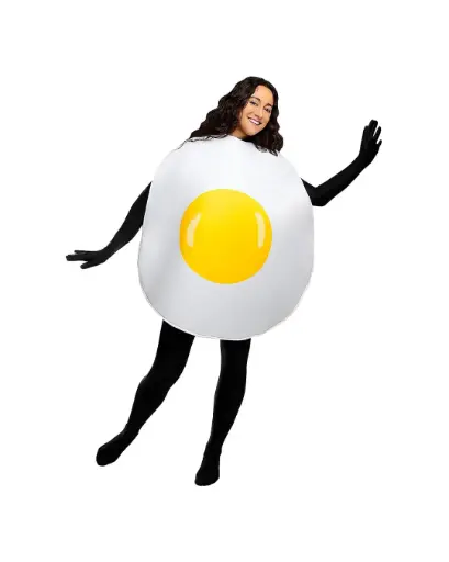 Egg Omelet Costume for Kids & Adults – Fun Breakfast / Food Fancy Dress Outfit