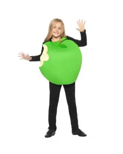 Green Apple Costume – Fun Fruit Fancy Dress for Kids & Adults
